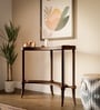 Colbert Glenstar Sheesham Wood Console Table in Black Finish