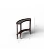 Colbert Glenstar Sheesham Wood Console Table in Black Finish