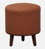 Colby Fabric Seating Stool In Mocha Mousse Colour 