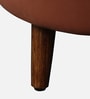 Colby Fabric Seating Stool In Mocha Mousse Colour 