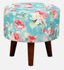 Colby Solid Wood Foot Stool In Multicolour