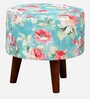 Colby Solid Wood Foot Stool In Multicolour