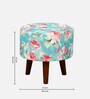 Colby Solid Wood Foot Stool In Multicolour