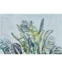 Blue 250 TC Microfiber King Sized Double Bedsheet with 2 Pillow Covers