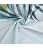 Blue 250 TC Microfiber King Sized Double Bedsheet with 2 Pillow Covers