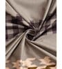 Multicolor Geometric 250 TC Microfiber King Size Double Bedsheet Fitted Microfiber With 2 Matching Pillow Covers