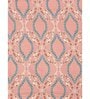 Pink Abstract 250 TC Microfiber King Size Double Bedsheet Fitted Microfiber With 2 Matching Pillow Covers