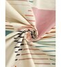 Multicolor Geometric 250 TC Microfiber Single Bed Soft Microfiber Printed Bedsheet With 1 Pillow Cover