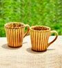 Cole 300ml Brown (Set of 2) Ceramic Coffee Mug
