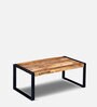 Coleman Metal & Solid Wood Coffee Table