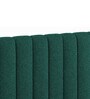 Colina Velvet Upholstered King Size Bed in Pine Green Colour