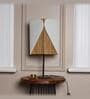 Collection name : Reed Off White Banana Rope & Poplin Fabric Handmade Table Lamp