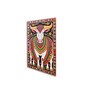 Indian Cow Wall Painting Set of 3 Gold Frame