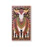 Indian Cow Wall Painting Set of 3 Gold Frame