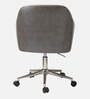 Colm Leatherette Guest Chair In Grey Colour