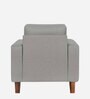 Cologne Fabric 1 Seater Sofa in Grey Colour
