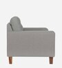 Cologne Fabric 1 Seater Sofa in Grey Colour
