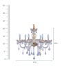 Colonial Crystal Glass Chandelier