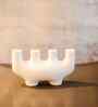 Color Mud White Creative Candle Stand