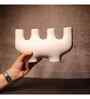 Color Mud White Creative Candle Stand