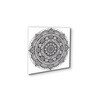 Circular Canvas Art Set Printed Wall Painting Set of 4 Stretch Canvas Frame
