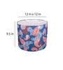 Colorful Ambee Round Multicolor Fabric Single Hanging Light