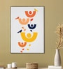 Colorful Birds Abstract Canvas Wall Art Print