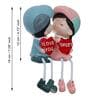 Girl & Boy Sweet I Love You Multicolour Kissing Figurine