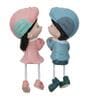 Girl & Boy Sweet I Love You Multicolour Kissing Figurine