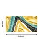 Colorful Marble Finish Glass Finish Horizontal Wall Art