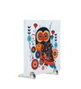 Colorful Owl Multicolour Marble Showpiece