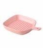 Colorful Pink Ceramic Grill Baking Tray