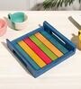 Colorful Wood Serving Tray