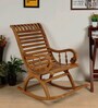 Colourodo Solid Wood Rocking Chair in Teak Finish