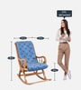 Colorodo Solid Wood Rocking Chair in Teak Colour