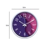 Blue Plastic Block Modern Wall Clock