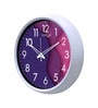 Blue Plastic Block Modern Wall Clock