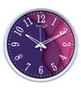 Blue Plastic Block Modern Wall Clock