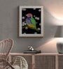 Colourful Bird Handmade Acrylic Paint On Canvas Unframed