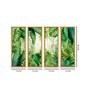 Artistic Multicolour Canvas Framed Landscape Art Panel Set of 4