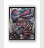 Colourful Rajasthani Canvas Framed Wall Painting