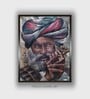 Colourful Rajasthani Canvas Framed Wall Painting