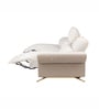 Dusk Fabric 3 Seater Motorized Recliner Sofa in Beige Colour