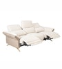 Dusk Fabric 3 Seater Motorized Recliner Sofa in Beige Colour