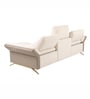 Dusk Fabric 3 Seater Motorized Recliner Sofa in Beige Colour