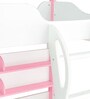 Columbia Bunk Bed in Pink Colour with Drawer Storage