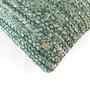Combu Green 100% Cotton Anna 12X20 Inches Knitted Cushion Cover