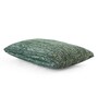 Combu Green 100% Cotton Anna 12X20 Inches Knitted Cushion Cover