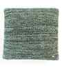 Combu Green 100% Cotton Anna16X16 Inches Knitted Cushion Cover
