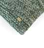 Combu Green 100% Cotton Anna16X16 Inches Knitted Cushion Cover